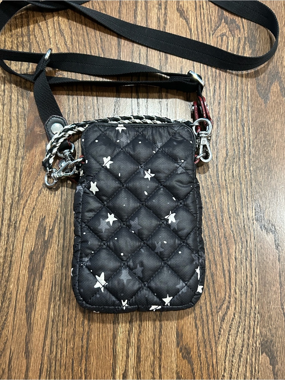 MZ Wallace Star Print Quilted Phone Crossbody Bag - Picture 2 of 7
